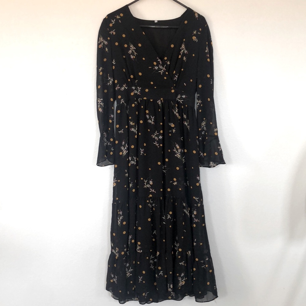 Black Floral Dress